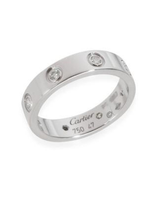 Love 18k White Gold Band