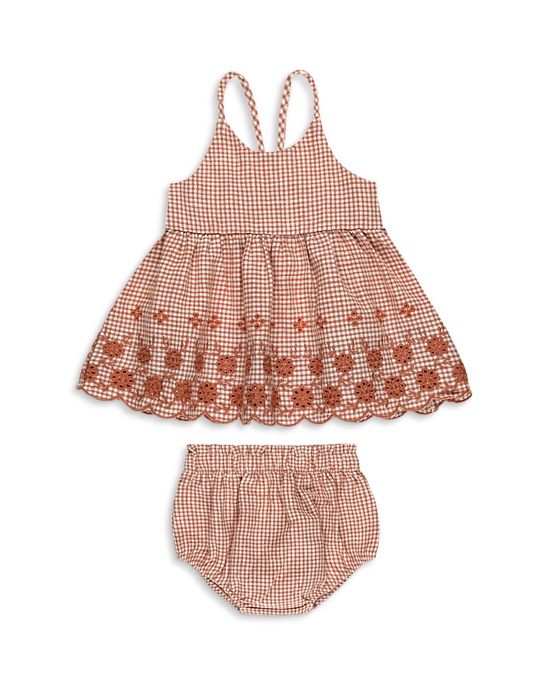 Rylee + Cru Girls' Zenni Swing Top & Bloomers - Baby In Poppy