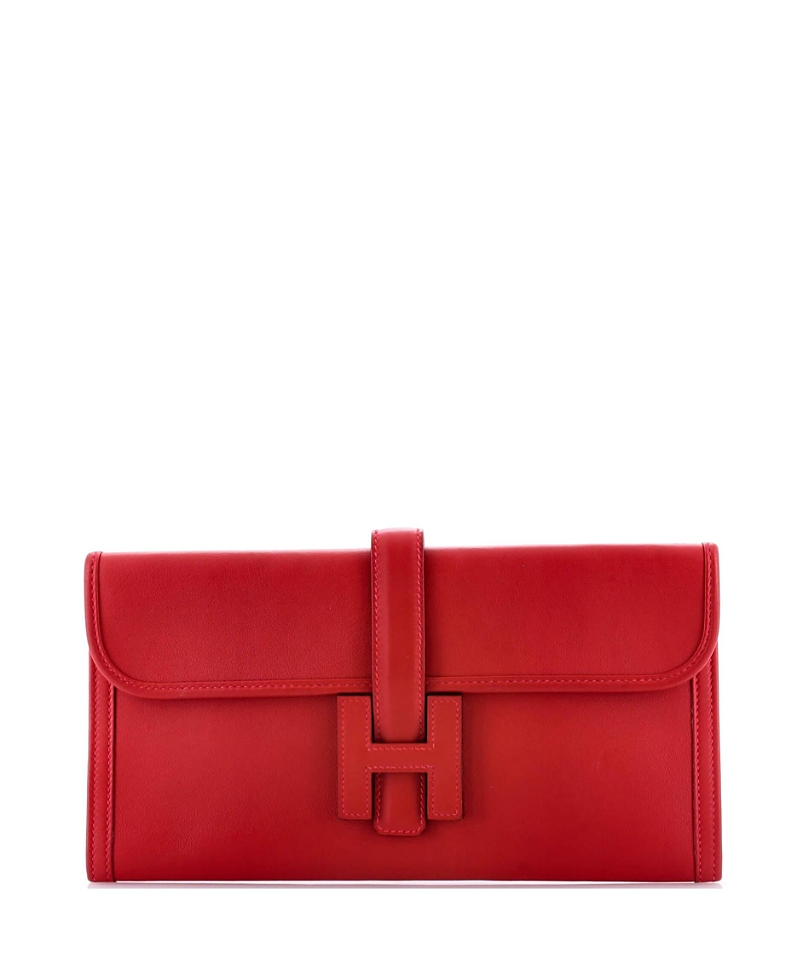 PRE-OWNED HERMES PRE-OWNED HERMES 29 JIGE ELAN CLUTCH SWIFT