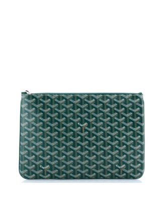 Pre-Owned Goyard - MM Senat Zip Pouch Coated Canvas