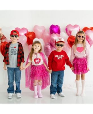  Unisex Bow Love Valentine's Day Short Sleeve T-Shirt