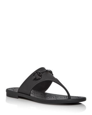 Gucci - Women's Monogram Thong Sandals