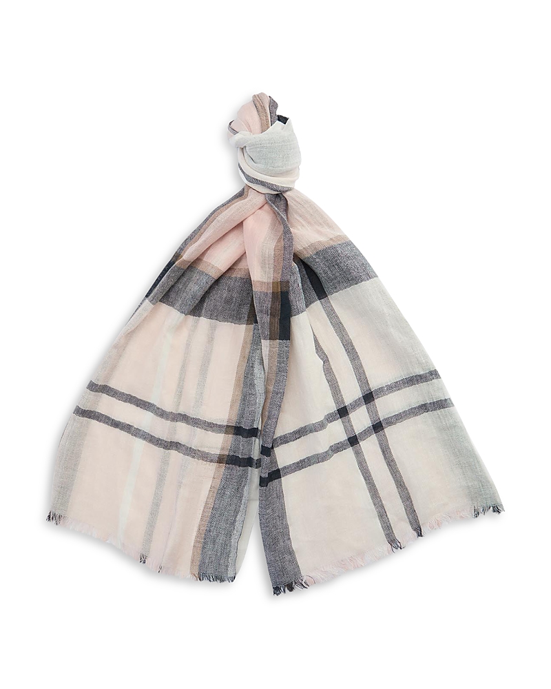 Barbour Abigail Tartan Scarf In Primrose S