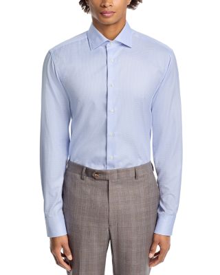 Microcheck Dress Shirt