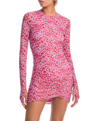 AFRM Mirza Ruched Mini Dress | Bloomingdale's Women