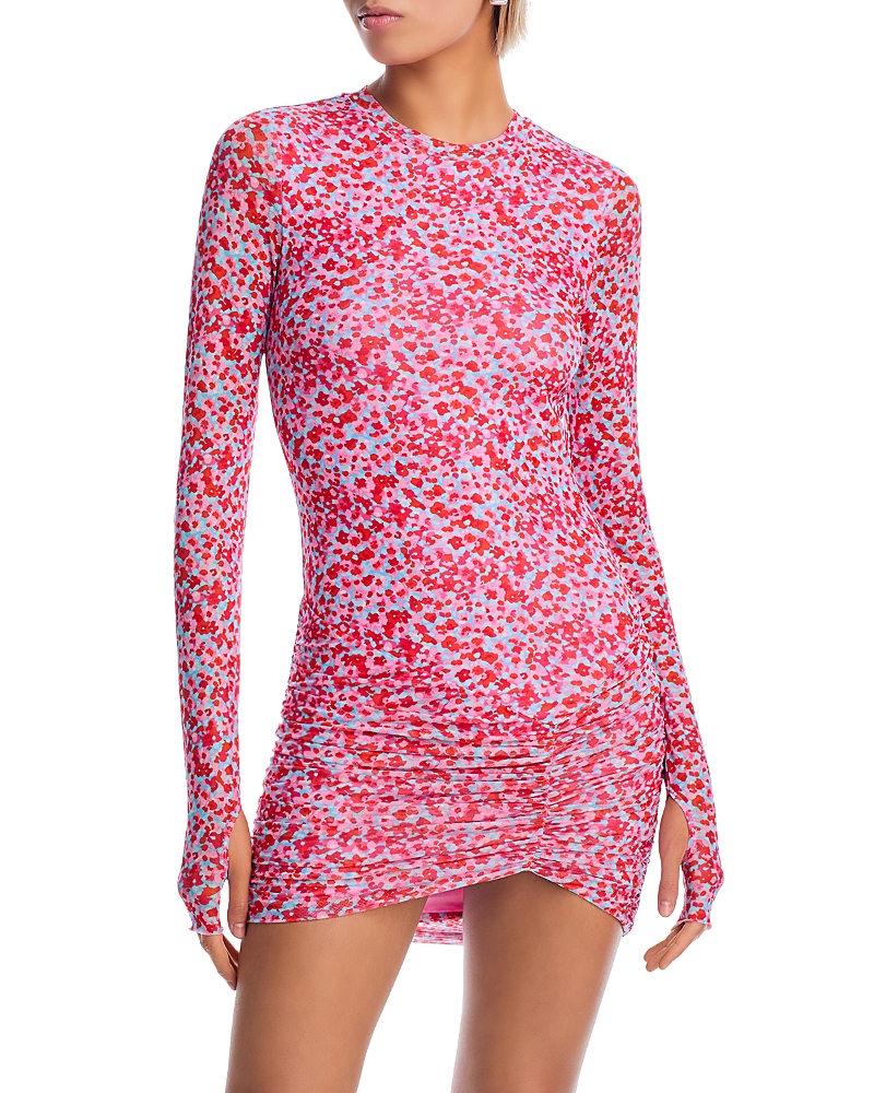 AFRM MIRZA RUCHED MINI DRESS