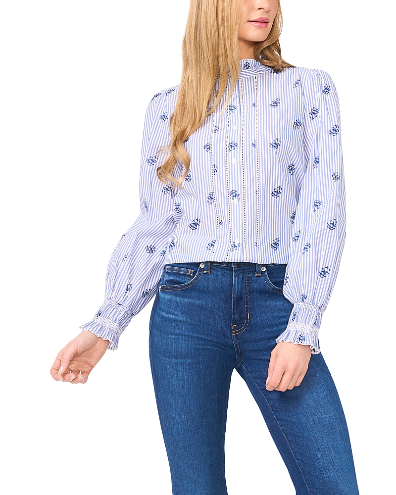 CeCe Ruffle Trim Shirt