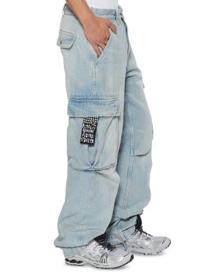 Riot Cargo Pant in Denim