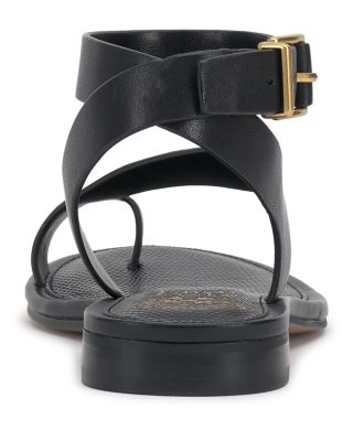 toe loop vince camuto asymmetrical toe ring leather sandals