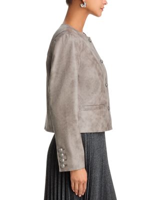 Lyles Faux Leather Jacket