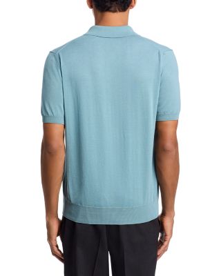 Sea Island Cotton Knitted Polo Shirt