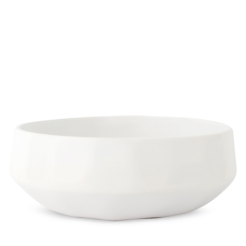 Vietri Aria White Organic Medium Serving Bowl In White
