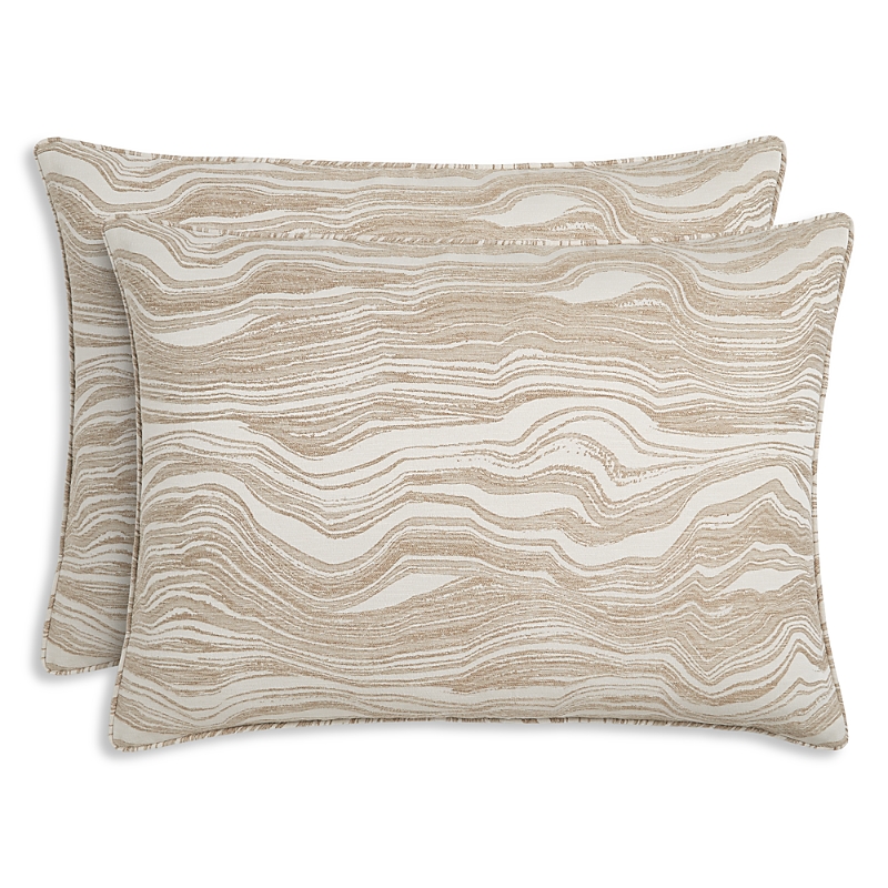 Hudson Park Collection Marbled Sand Sham Set, Standard - Exclusive In Beige
