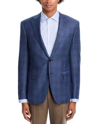 Siena Check Windowpane Regular Fit Sport Coat