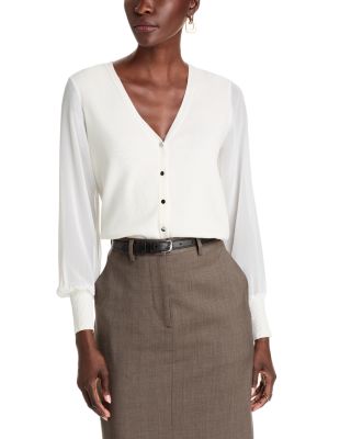 T Tahari - Blouson Sleeve Cardigan