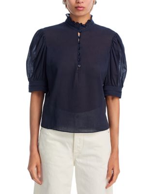 The Ruffle Collar Top