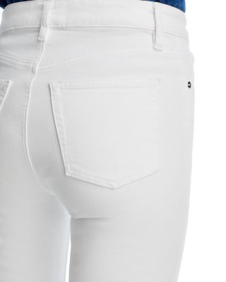The Reboot High Rise Ankle Bootcut Jeans in White