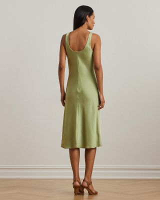 Ralph Lauren Charmeuse Sleeveless Cocktail Dress | Bloomingdale's Women