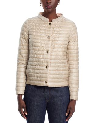 Matte to Shiny Reversible Puffer Coat