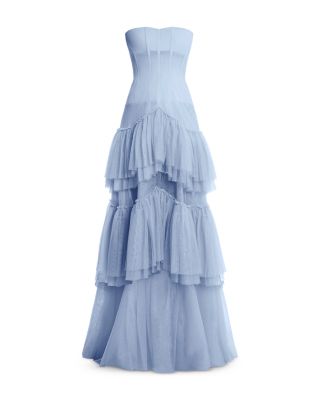 BCBG Strapless Corset Gown