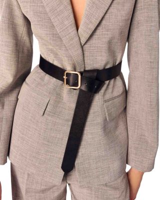 Belted Suit Jacket