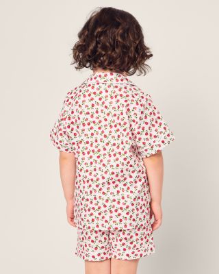 Girls' Petite Petals Pajama Top & Shorts Set - Baby, Little Kid, Big Kid