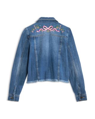 Girls' Newport Embroidered Denim Jacket - Big Kid