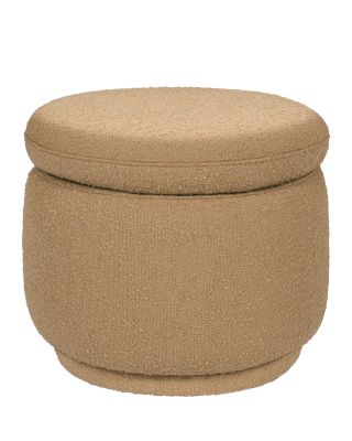 Enoki Boucl&eacute; Storage Ottoman