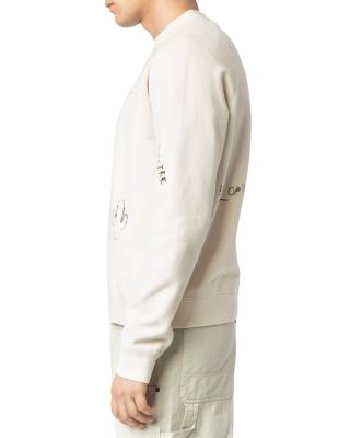 Uppy Graffiti Print Sweatshirt