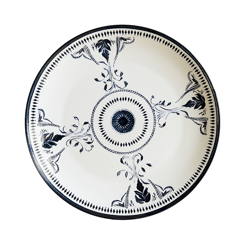 Lemieux Et Cie Bruges Blue Porcelain Dinner Plate, Set Of 4