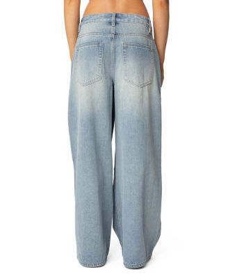 Skater Girl Washed Low Rise Jeans