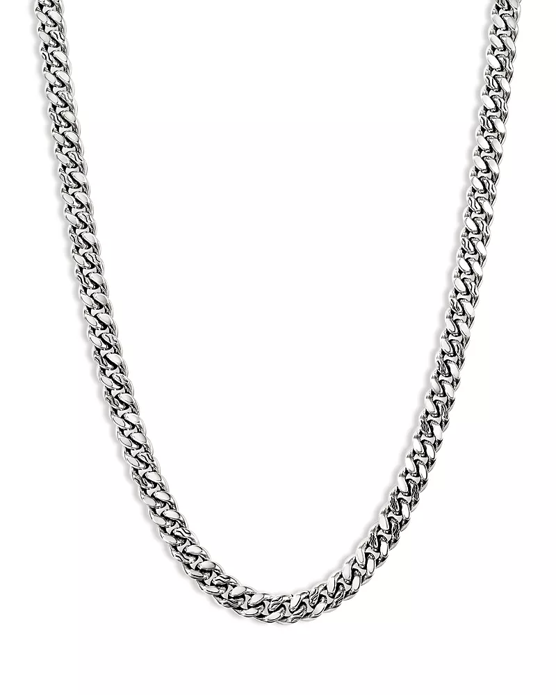 John Hardy Sterling Silver Chain Curb Link Necklace, 22