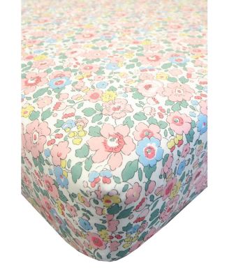  Liberty Fabric Betsy Candy Floss Print Fitted Sheet, Crib