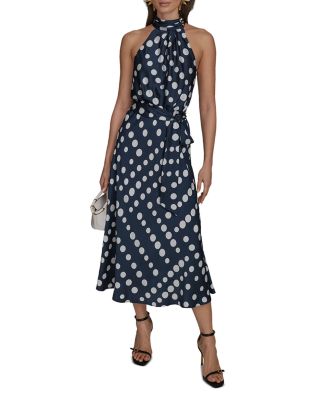 Donna Karan - Halter Neck Midi Dress
