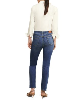 Macy Slim Leg Jeans in Mid Wash
