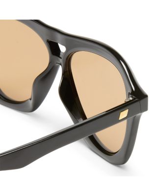 Drizzle Geometric Sunglasses, 56mm