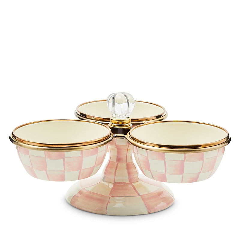 Mackenzie-Childs Rosy Check Triplicity