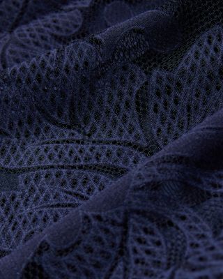 Lace Puffed Sleeve Blouse