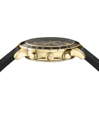 Sport Chronograph Leather Watch, 44mm