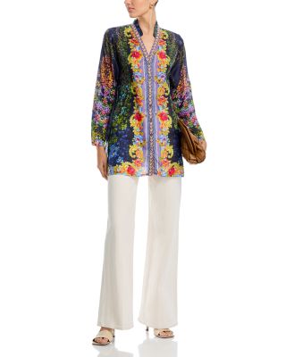 Tali Silk Mixed Print Tunic