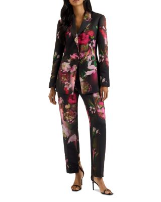 Okuni Floral Print Blazer