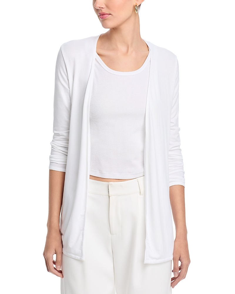 Majestic Filatures Long Sleeve Open Front Cardigan