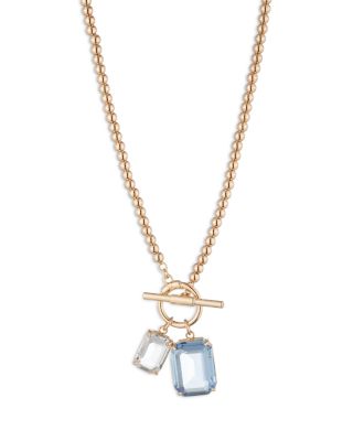 Ralph Lauren - Toggle Stone Pendant Necklace, 16"