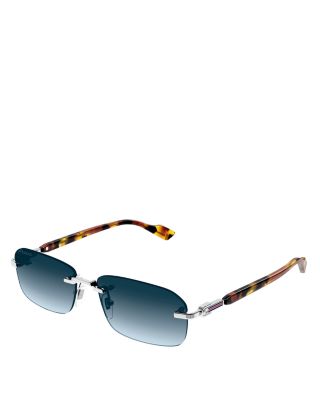 125th St Rectangle Sunglasses, 56mm