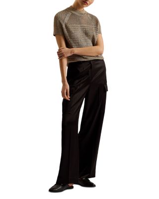 Abaly Metallic Knit Top 