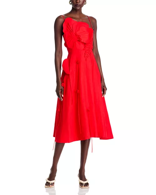 butterfly garden sleeveless maxi dress