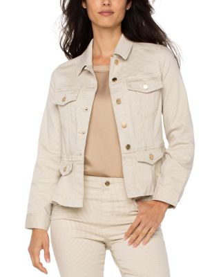 Liverpool Los Angeles - Chambray Peplum Jacket