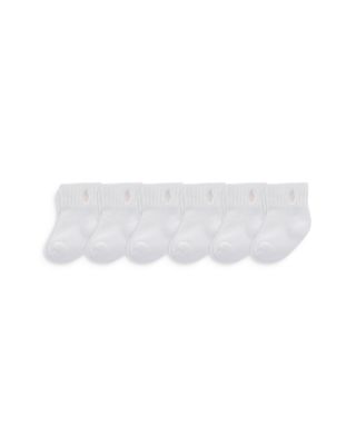 Ralph Lauren - Girls' Classic Socks, Pack of 6 - Baby