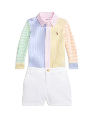 Ralph Lauren - Boys' Cotton Fun Shirt & Chino Short Set - Baby