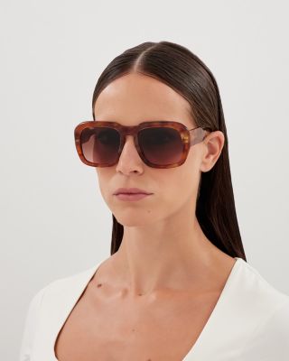 Gayia Square Sunglasses, 54mm